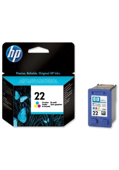 Hp 22-C9352A Renkli Orijinal Kartuş - Resim 2