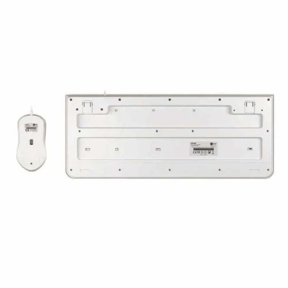 Lecoo CM105 Beyaz Kablolu Q Klavye-Mouse Seti - Resim 4