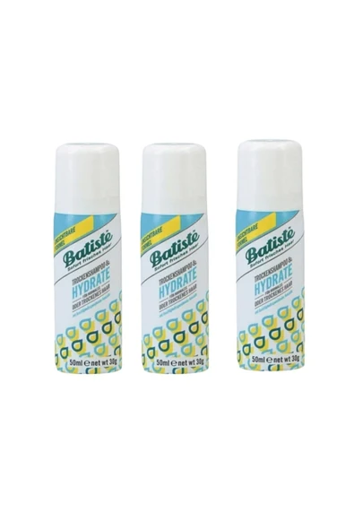 Batiste Hydrate Nemlendirici Kuru Şampuan 50 ml 3'lü ürün görseli 1