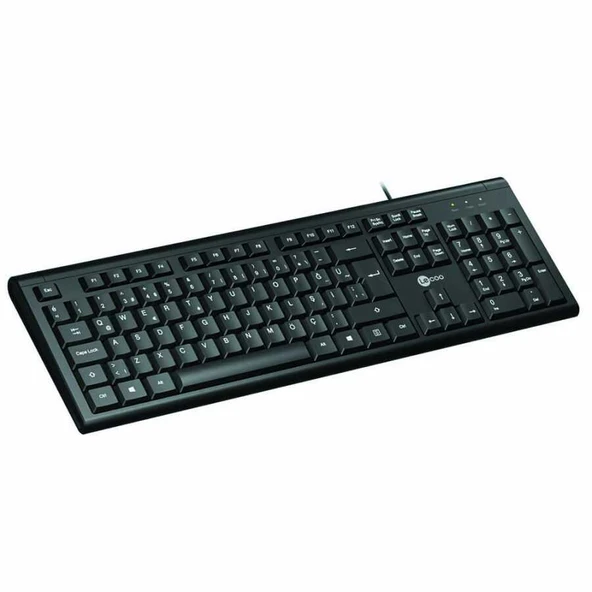 Lecoo KB101 Siyah Kablolu Q Klavye - Resim 2