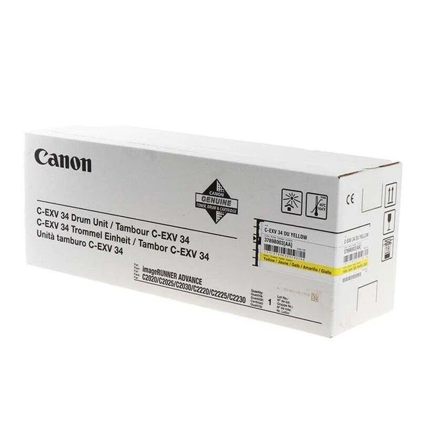 Canon C-EXV-34-3789B003 Sarı Orijinal Fotokopi Drum Ünitesi ürün görseli 1