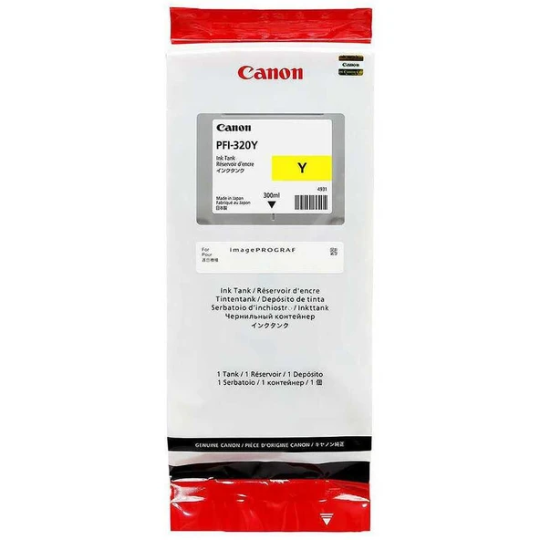 Canon PFI-320-2893C001 Sarı Orijinal Kartuş ürün görseli 1