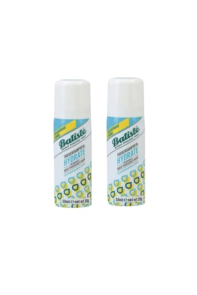Batiste Hydrate Nemlendirici Kuru Şampuan 50 ml 2'li ürün görseli 1