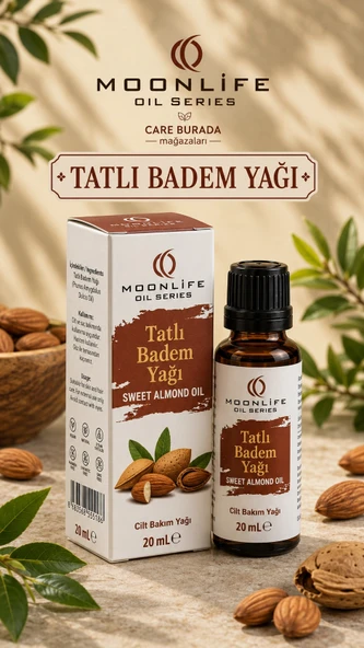 Moonlife - Tatlı Badem Yağı 20 Ml ürün görseli 1