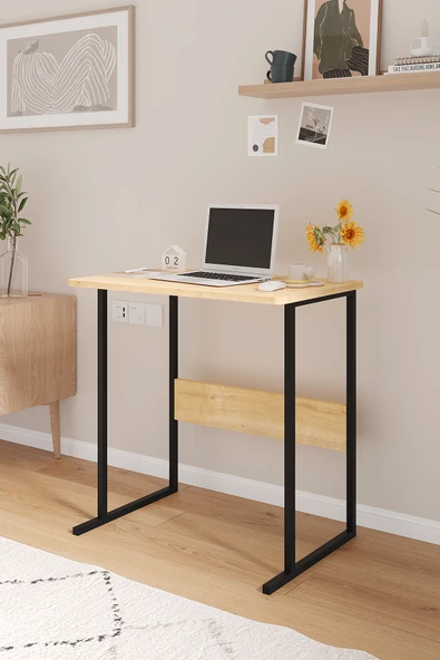 OBİ Atölye Çalışma Masası 72x45 cm Bilgisayar Masası Metal Ayaklı ürün görseli 1