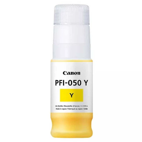 Canon PFI-050 Y Sarı Orijinal Mürekkep ürün görseli 1