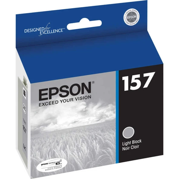 Epson T1577-C13T15774010 Açık Siyah Orijinal Kartuş ürün görseli 1