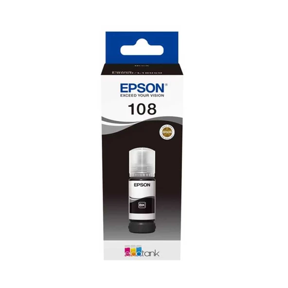 Epson 108-C13T09C14A Siyah Orijinal Mürekkep ürün görseli 1