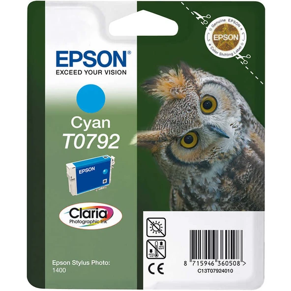 Epson T0792-C13T07924020 Mavi Orijinal Kartuş ürün görseli 1