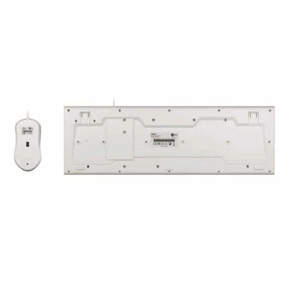 Lecoo CM101 Beyaz Kablolu Q Klavye-Mouse Seti - Resim 4