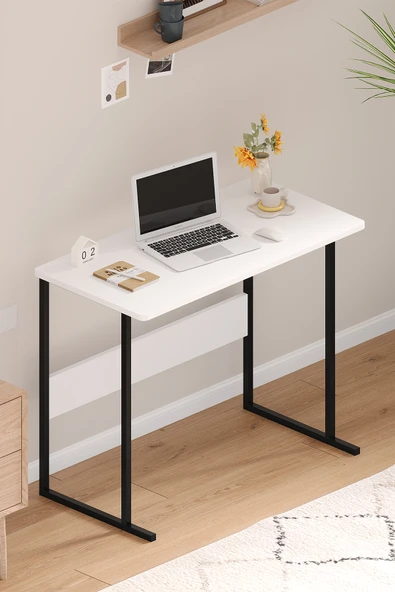 OBİ Atölye Çalışma Masası 90x45 cm Bilgisayar Masası Metal Ayaklı ürün görseli 1