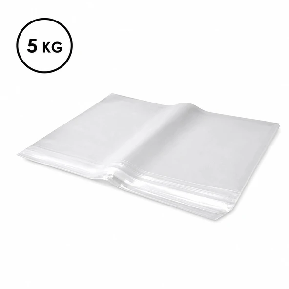 40x60 Büyük Boy Naylon Torba 5 KG Paket Şeffaf Poşet Ambalaj Torbası ürün görseli 1