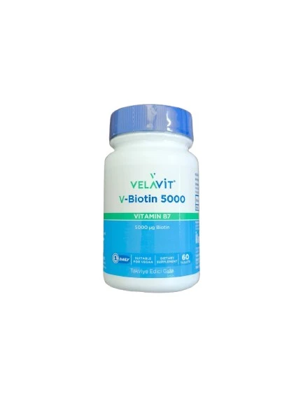 Velavit V- Biotin 5000 Mg 60 Tablet ürün görseli 1