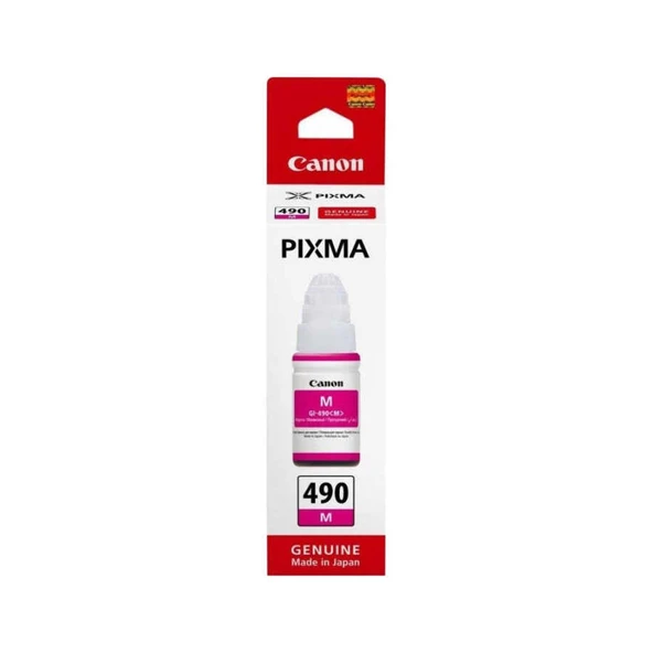 Canon GI-490-0665C001 Kırmızı Orijinal Mürekkep-C Grade ürün görseli 1
