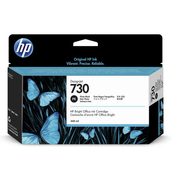 Hp 730-P2V73A Foto Siyah Yüksek Kapasiteli Orijinal Kartuş ürün görseli 1