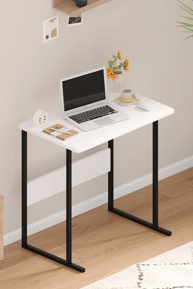 OBİ Atölye Çalışma Masası 72x45 cm Bilgisayar Masası Metal Ayaklı ürün görseli 1