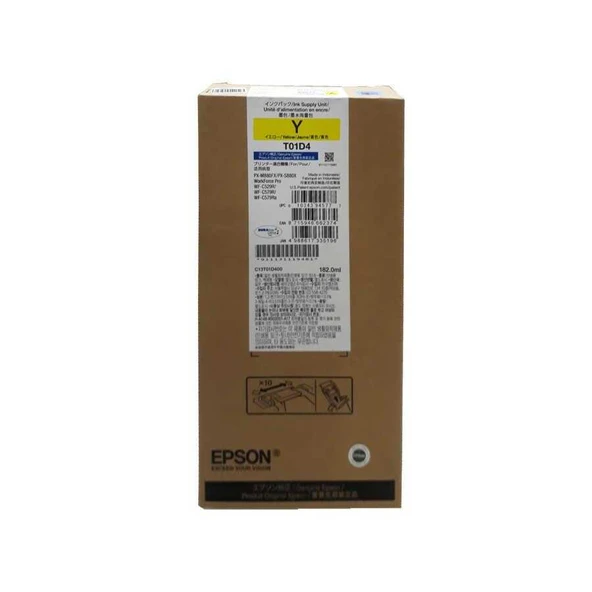 Epson C13T01D400 Sarı Yüksek Kapasiteli Orijinal Kartuş ürün görseli 1