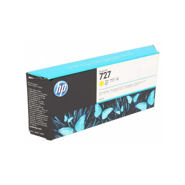 Hp 727-F9J78A Sarı Orijinal Kartuş Extra Yüksek Kapasiteli ürün görseli 1