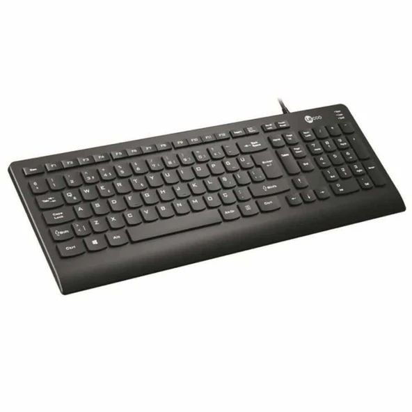 Lecoo KB103 Siyah Kablolu Q Klavye - Resim 2