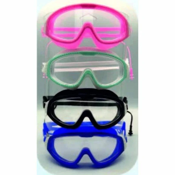 Silikon Yüzücü Gözlüğü - Ayarlanabilir Kayışlı Buğu Yapmaz Su Sızdırmaz Havuz Gözlüğü ürün görseli 1