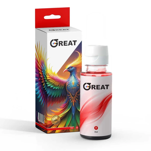 Canon GI-43-4698C001 Kırmızı Red Muadil Mürekkep 70ml ürün görseli 1