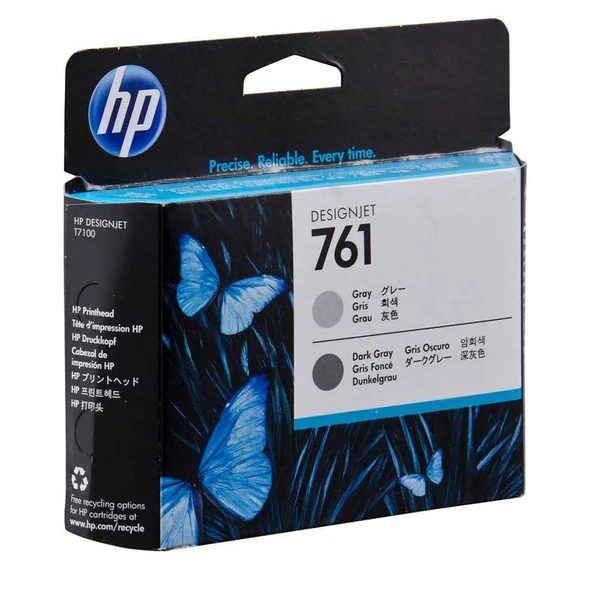 Hp 761-CH647A Gri-Koyu Gri Orijinal Baskı Kafası ürün görseli 1