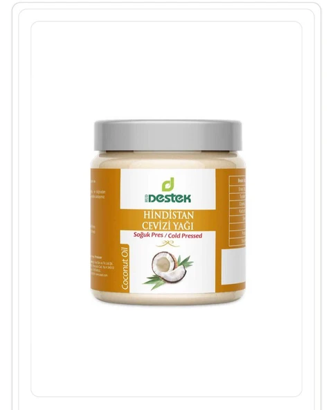 Destek Hindistan Cevizi Yağı 300 Ml Soğuk Pres ürün görseli 1