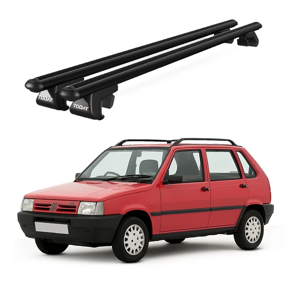 Venüs Fiat Uno (1990-2000) Uyumlu Siyah Ara Atkı Port Bagaj Tavan Barı ürün görseli 1