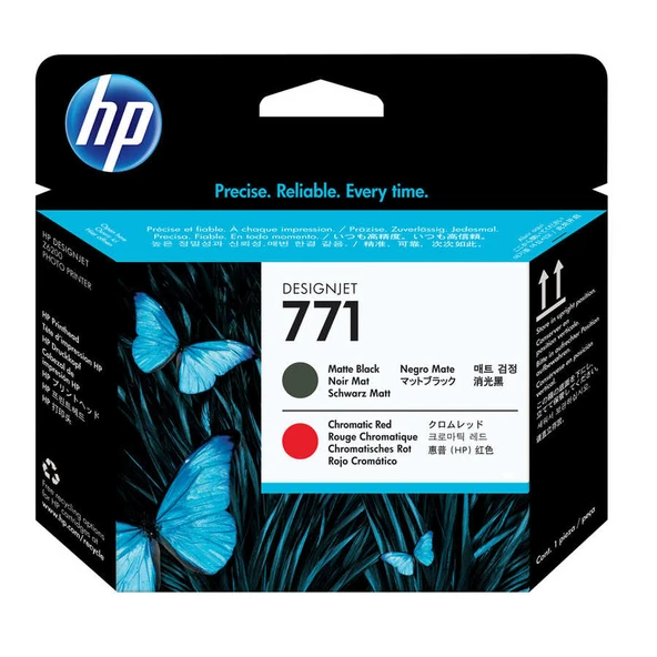 Hp 771-CE017A Mat Siyah-Kromatik Kırmızı Orijinal Baskı Kafası ürün görseli 1