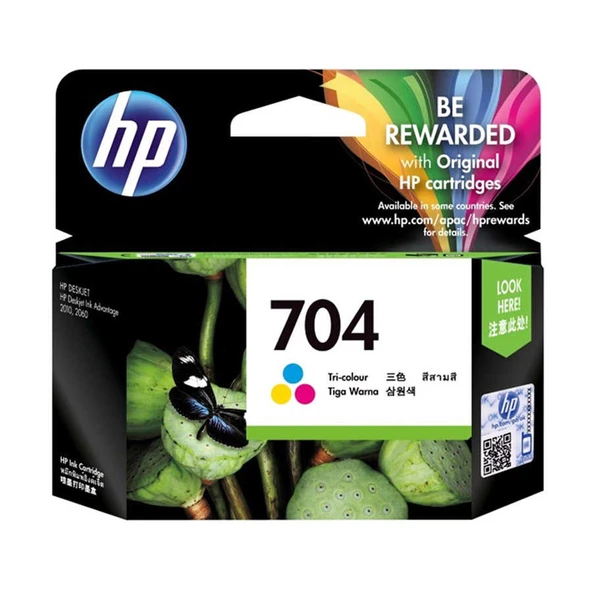Hp 704-CN693A Renkli Orijinal Kartuş ürün görseli 1