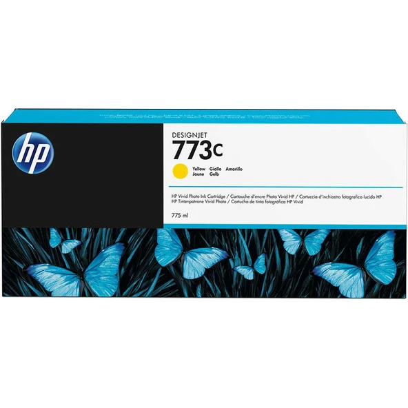 Hp 773c-C1Q40A Sarı Orijinal Kartuş ürün görseli 1