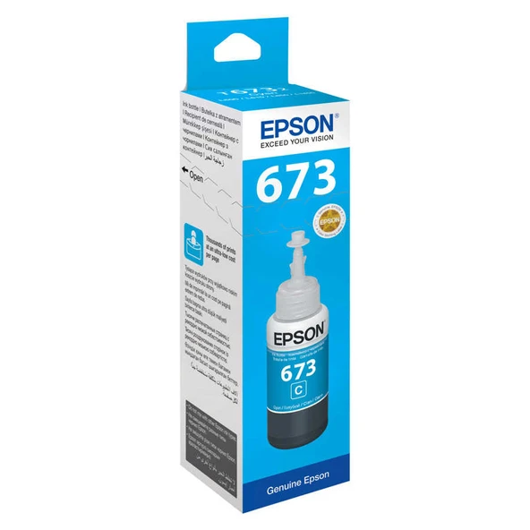 Epson T6732-C13T67324A Mavi Orijinal Mürekkep ürün görseli 1