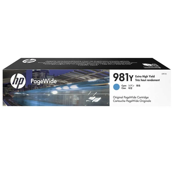 Hp 981Y-L0R13A Mavi Orijinal Kartuş Extra Yüksek Kapasiteli ürün görseli 1