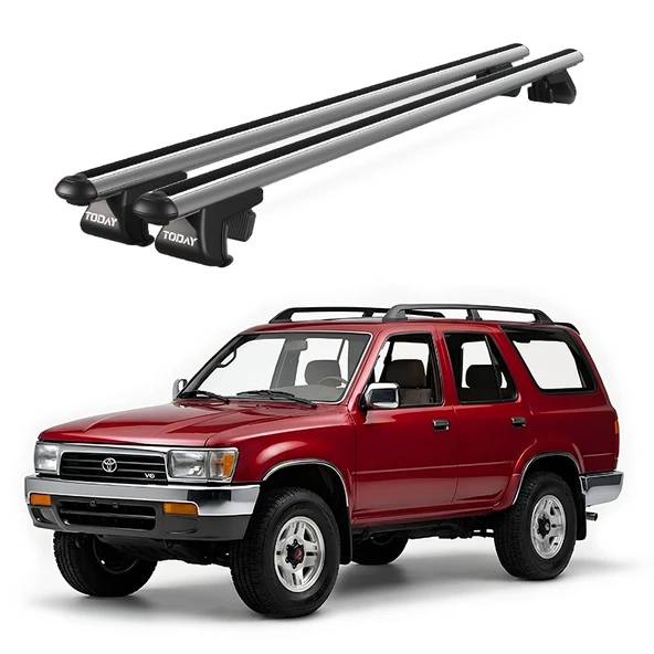Venüs Toyota 4Runner (1990-1995) Uyumlu Gri Ara Atkı Port Bagaj Tavan Barı ürün görseli 1
