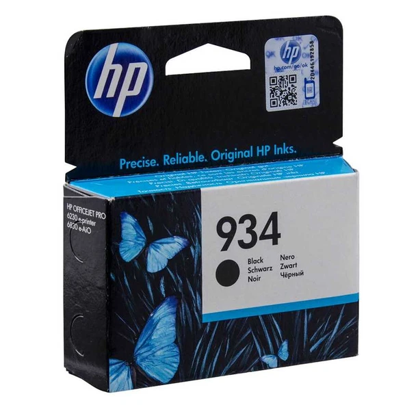 Hp 934-C2P19AE Siyah Orijinal Kartuş ürün görseli 1