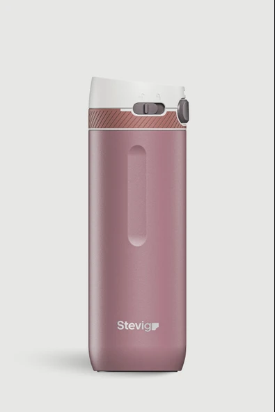 STEVIG 4 ACTION TRIGGER-CONTROL ÇELİK TERMOS 500 ML TWILIGHT MAUVE ST-230 ürün görseli 1