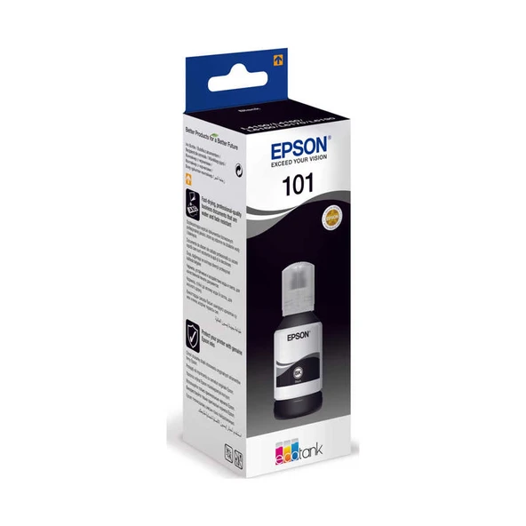Epson 101-C13T03V14A Siyah Orijinal Mürekkep ürün görseli 1
