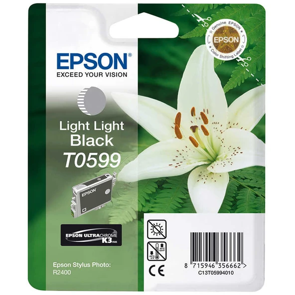 Epson T0599-C13T05994020 Açık Açık Siyah Orijinal Kartuş ürün görseli 1