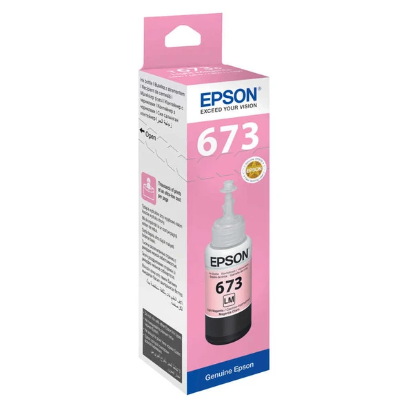 Epson T6736-C13T67364A Açık Kırmızı Orijinal Mürekkep ürün görseli 1