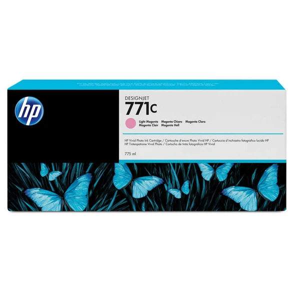 Hp 771c-B6Y11A Açık Kırmızı Orijinal Kartuş ürün görseli 1