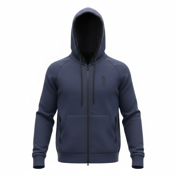 Superfly Kapüşonlu Erkek Tam Fermuar Sweatshirt SPF101232321715 ürün görseli 1