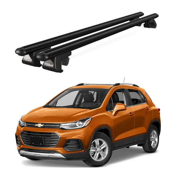 Venüs Chevrolet Trax (2013-2022) Uyumlu Siyah Ara Atkı Port Bagaj Tavan Barı ürün görseli 1