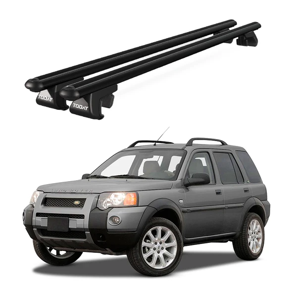 Venüs Land Rover Freelander (1997-2007) Uyumlu Siyah Ara Atkı Port Bagaj Tavan Barı ürün görseli 1