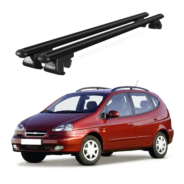 Venüs Daewoo Rezzo (2000-2004) Uyumlu Siyah Ara Atkı Port Bagaj Tavan Barı ürün görseli 1