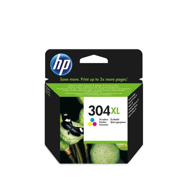 Hp 304XL-N9K07AE Renkli Yüksek Kapasiteli Orijinal Kartuş ürün görseli 1