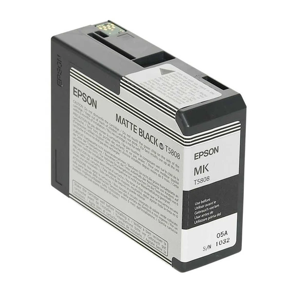 Epson T5808-C13T580800 Mat Siyah Orijinal Kartuş ürün görseli 1