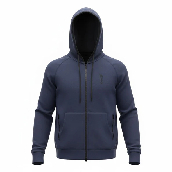 Superfly Kapüşonlu Erkek Tam Fermuar Sweatshirt SPF101232321715 ürün görseli 1