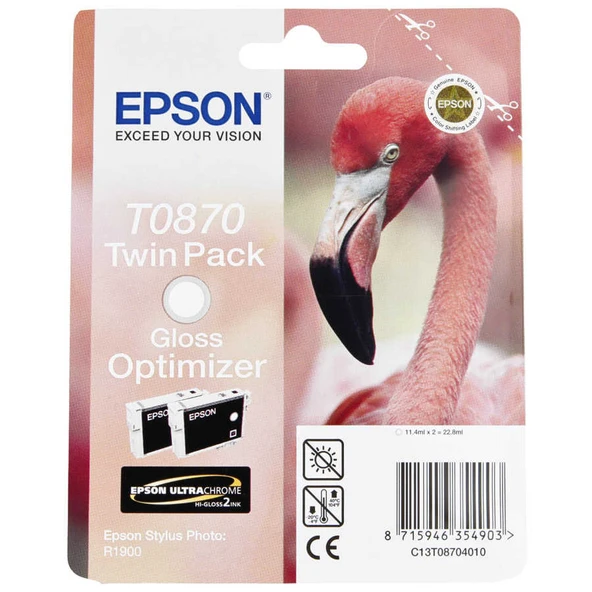 Epson T0870-C13T08704020 Orijinal Parlaklık Düzenleyici Kartuş İkili ürün görseli 1