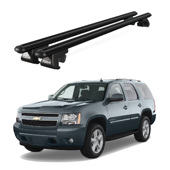 Venüs Chevrolet Tahoe (2007-2014) Uyumlu Siyah Ara Atkı Port Bagaj Tavan Barı ürün görseli 1