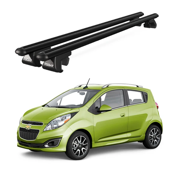 Venüs Chevrolet Spark (2010-2015) Uyumlu Siyah Ara Atkı Port Bagaj Tavan Barı ürün görseli 1